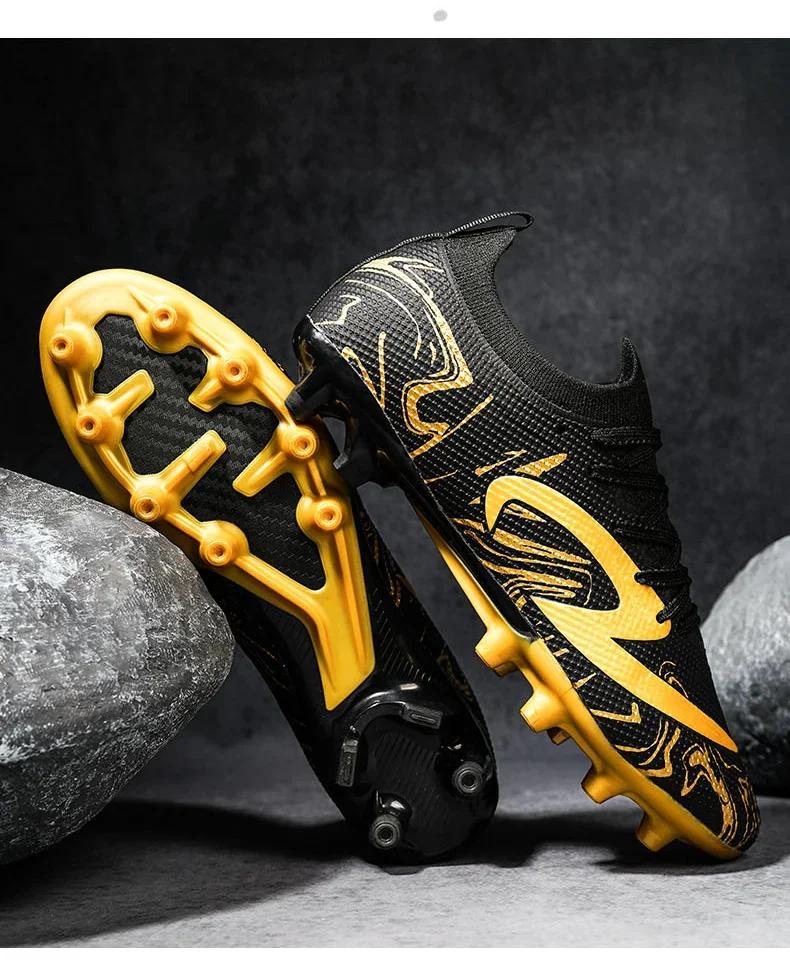 Men's Football Boots Breathable Training Grass Soccer Field Shoes High-quality Hot-selling Women Unisex Students Professional
