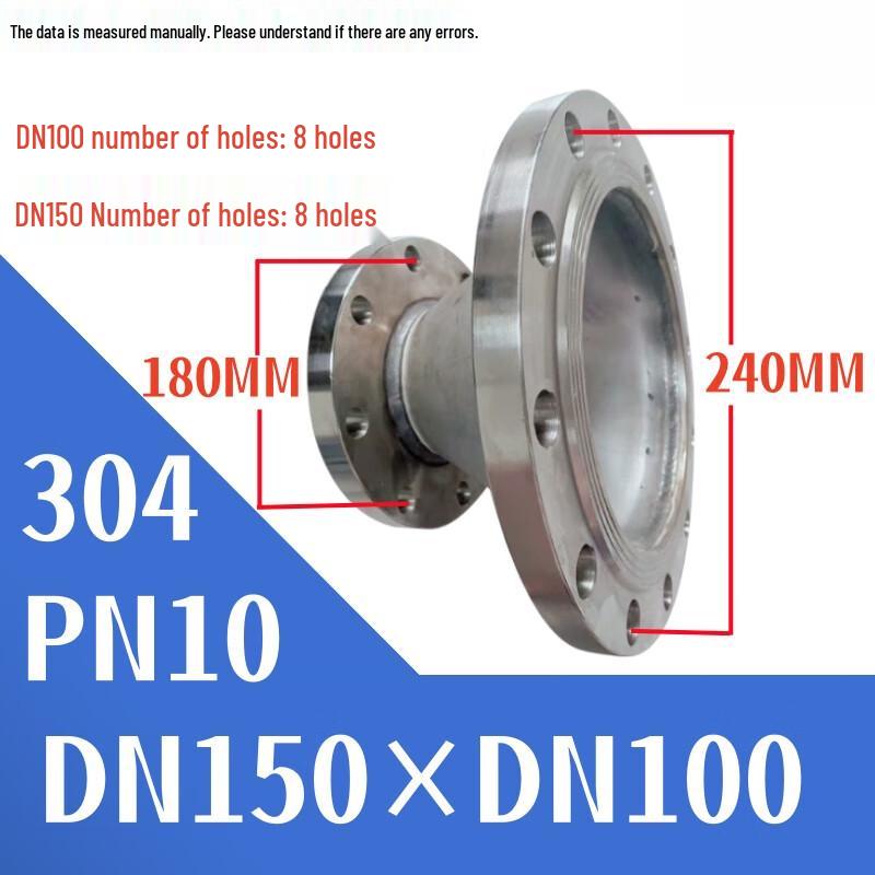 Lang Saizebo 304 SS Flanged Concentric Welded Reducer