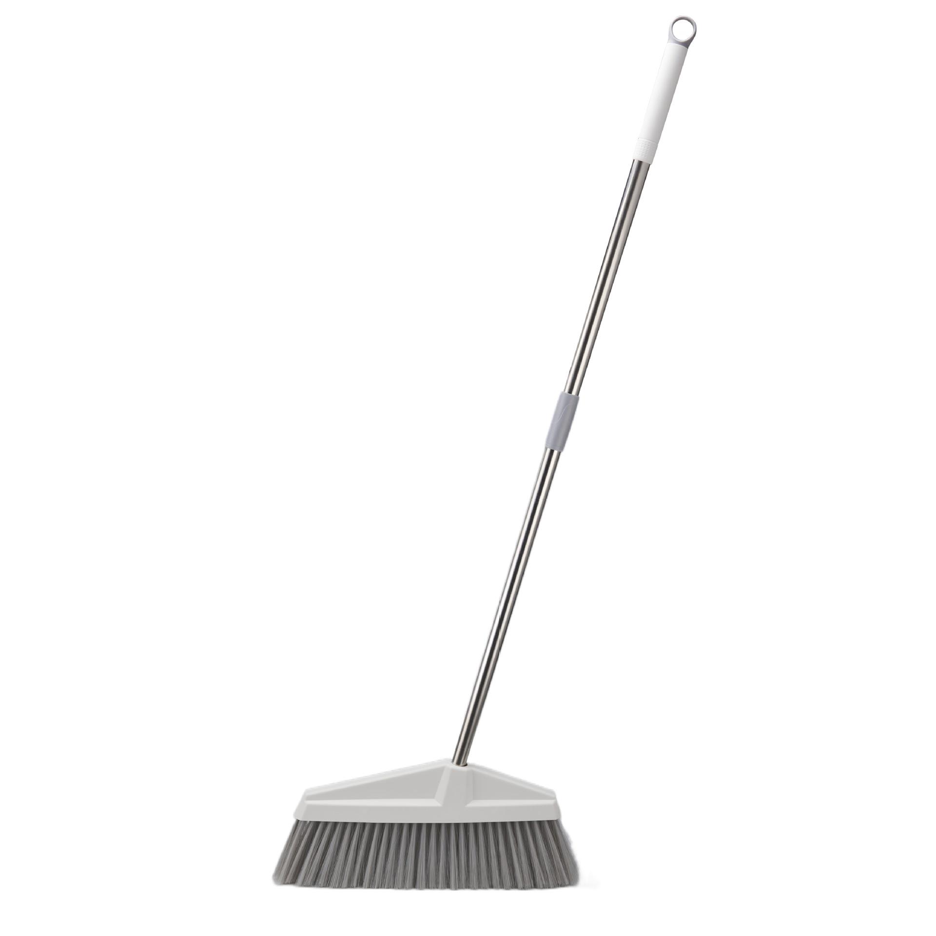 Heavy-Duty Outdoor Broom with Long Handle for Sand and Soil Cleanup