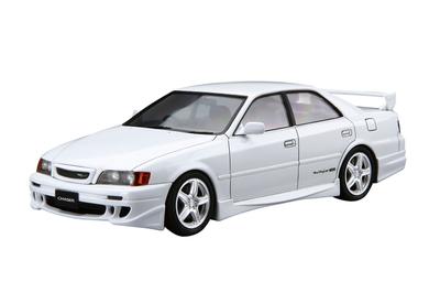 Aoshima Bunka Kyozai The Tuned Car Series 47 Toyota TRD JZX100 Chaser 1998 Plastic Model Kit Co., Ltd. 1/24 No.