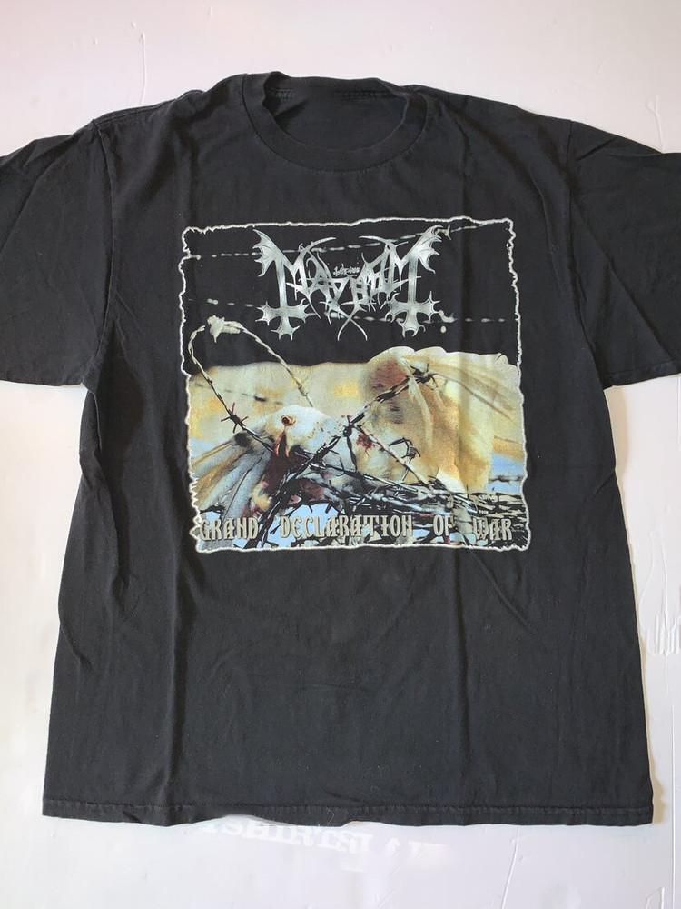 Mayhem Band Grand Declaration of War Adult Unisex T-Shirt S To 5XL GS169 Unisex T-Shirt M