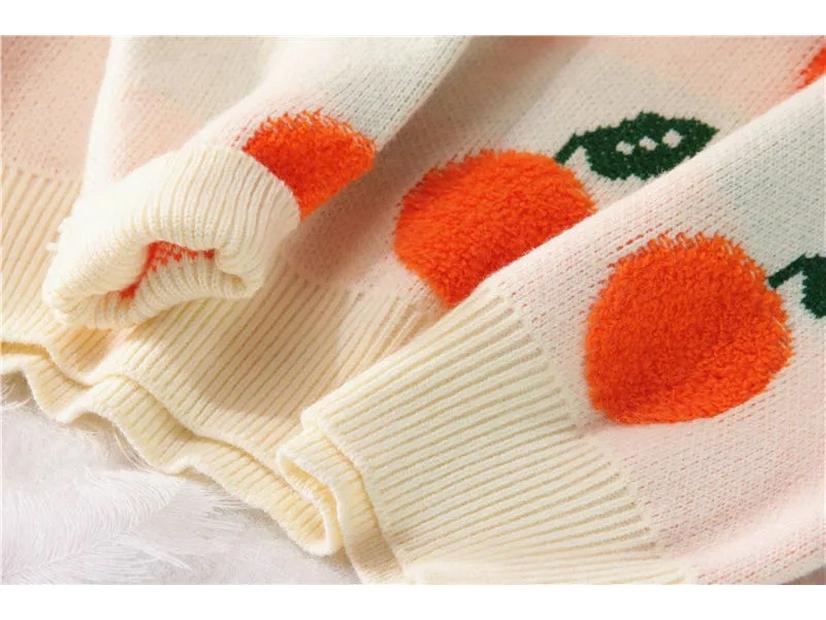 2024 Damen Herbst/Winter Orange Rollkragen Koreanischer Stil Warmer Wollpullover