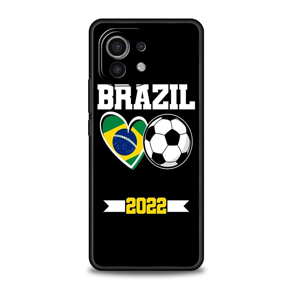 Brasilien Brasilianische flagge Telefon Fall Für Xiaomi Poco X4 X3 NFC F3 F4 M3 M4 Mi Hinweis 12T 10 12 11 Ultra 11T Pro 10T Lite 9T 5G Abdeckung