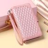S25FE Zipper Bag Case for Samsung Galaxy S25 FE S 25 S24 S23 S22 S21 S20 Ultra S10 S9 S8+ Plus Coque Luxury Leather Wallet Cases