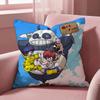 R-Ranma Cartoon Cushion Cover Multi-Scene Pillow Cover for Home & Car - Reversible, Soft & Durable for Daily Use