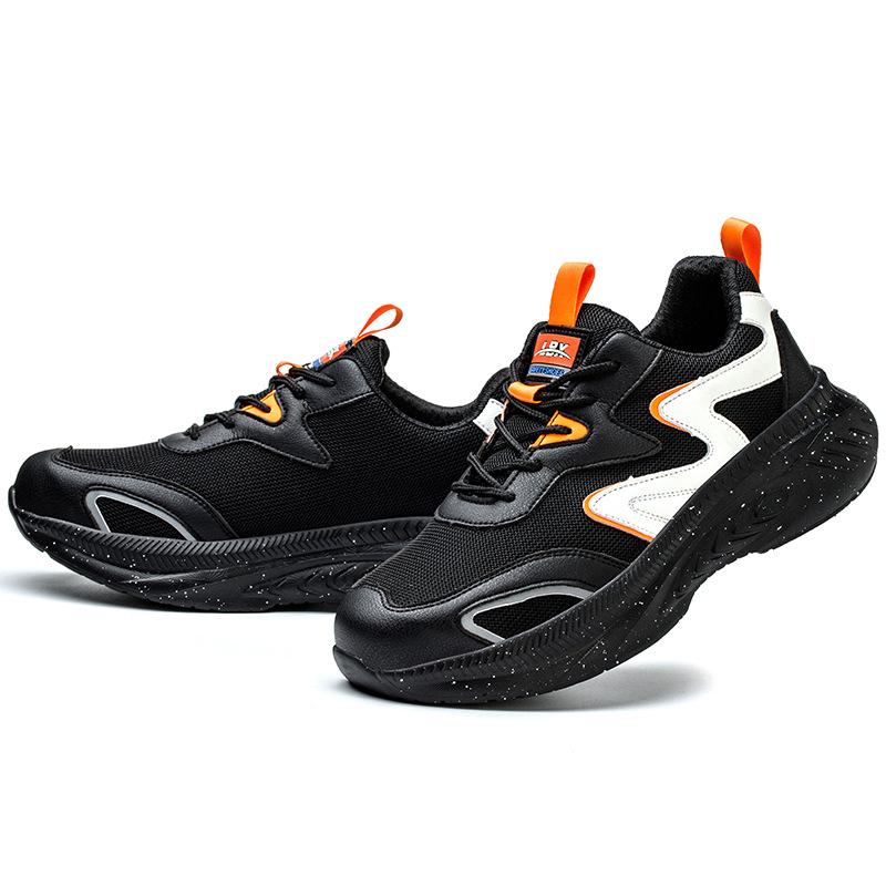 

Износостойкая и нескользящая защитная обувь со стальным носком, противоударная и противопрокольная, защитная обувь для труда 46