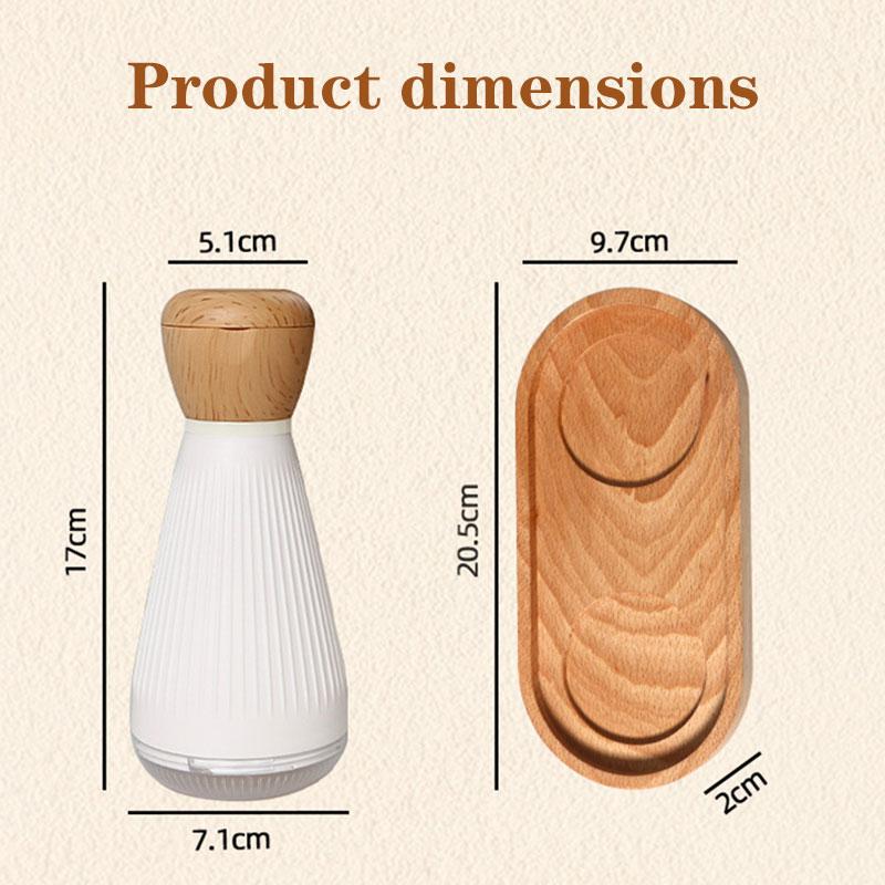 Manual Salt and Pepper Grinder Set Ceramic Grinder with Bamboo Stand Adjustable Coarse Salt and Pepper Mills Kitchen Gadgets