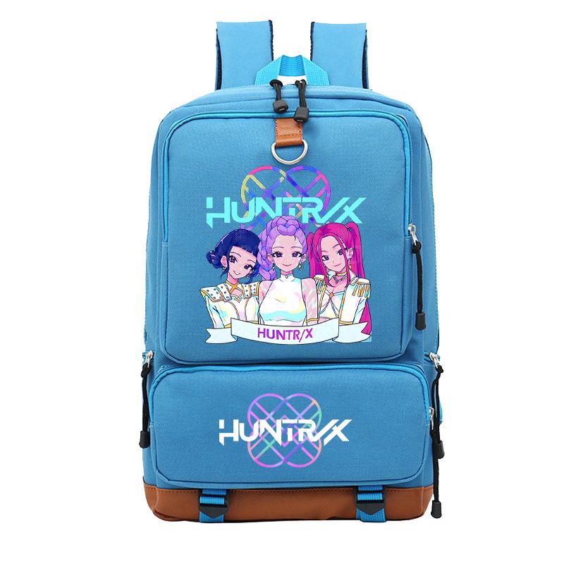 Anime Cartoon Peripheral Korean Version Student Schoolbag Large Capacity Leisure Travel Bag Personalized Printing Backpack