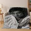 Bang Chan Kpop Stray Kids Ultra Soft Flannel Throw Blanket, Warm Cozy Blanket for Couch Sofa Bed Bedroom Living Room Travel