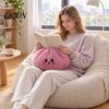Kissen für Wohnzimmer Riesiger Knödel Plüschkissen, Niedliches gefülltes Brötchen Kissen, Weiches Kissen Bett Dekoration Sofa Schlafzimmer Heimdekoration & Feiertag