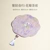 Purple Tapestry Tea Table Mats Retro Absorbent Clay Tea Mat Drink Coaster Dinner Table Cloth Mat Tableware Supplies Collection