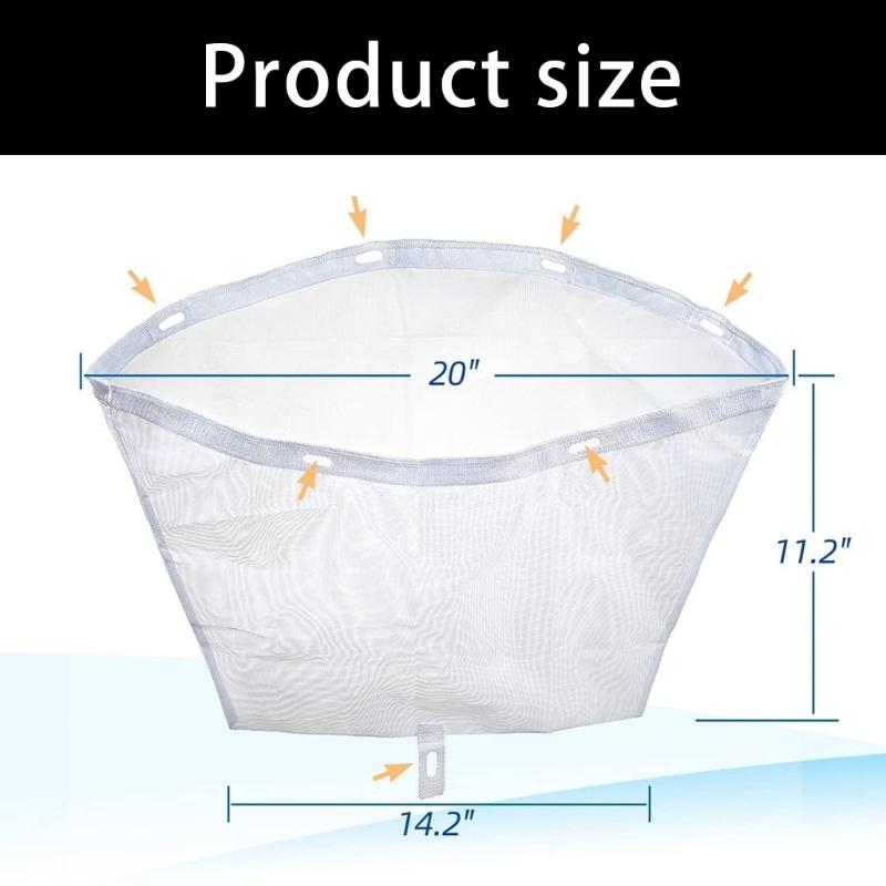 Strong Spa Filter Net Replacement Filter Bag Suitable for Select Bathtub Models Increased Debris Collection Capacity