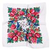 70*70cm Russian Style Floral Print Square Scarf