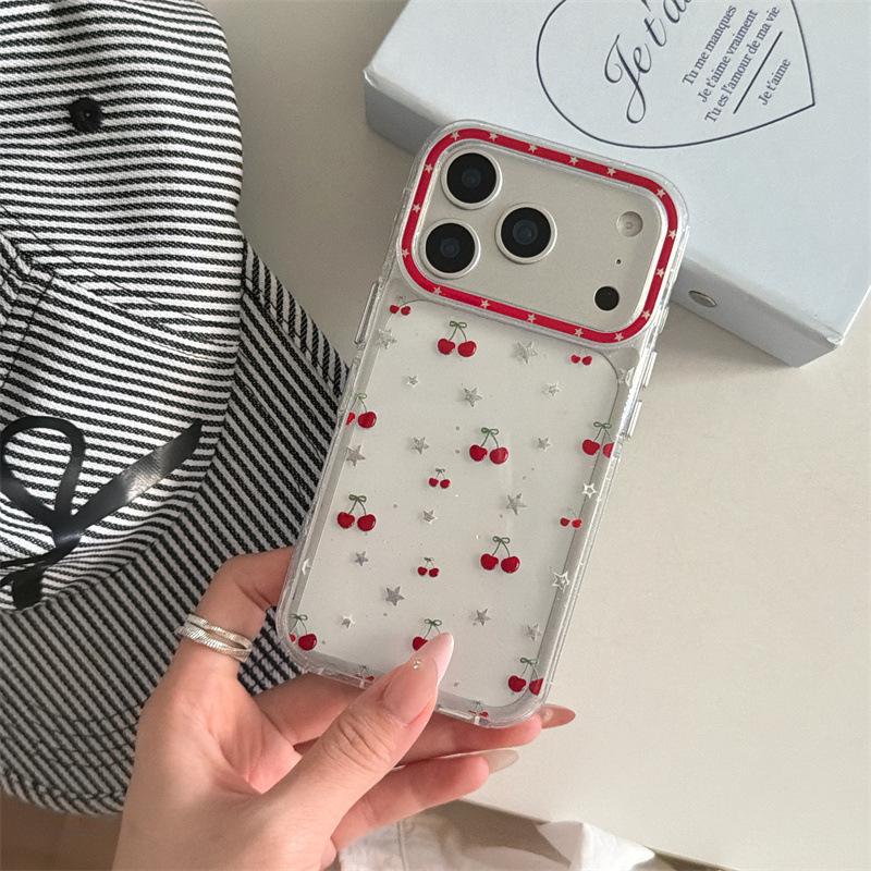 

Sweet Cherry Star iPhone Case: Compatible with iPhone 17, 16 Pro Max, 15, 14 - Advanced New Style iPhone 16 Pro Max