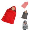 Baby Knit Blanket Sleep Sack For Children With Button Closure For Cozy Wear