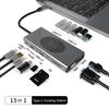 Professional USB Docking Station Driver Free 3.5mm Audio Jack 4K Highly Clear Output