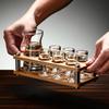 Luxury Small Whiskey Glasses Set Home Use Bullet Cup Pouring Vessel Premium Quality Glassware for Fine Wine And Spirit Tasting