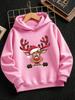 Christmas Autumn/Winter Trendy Casual Hoodie for Boys, Stylish Sporty Print,Perfect Christmas Gift for Outdoor Activities