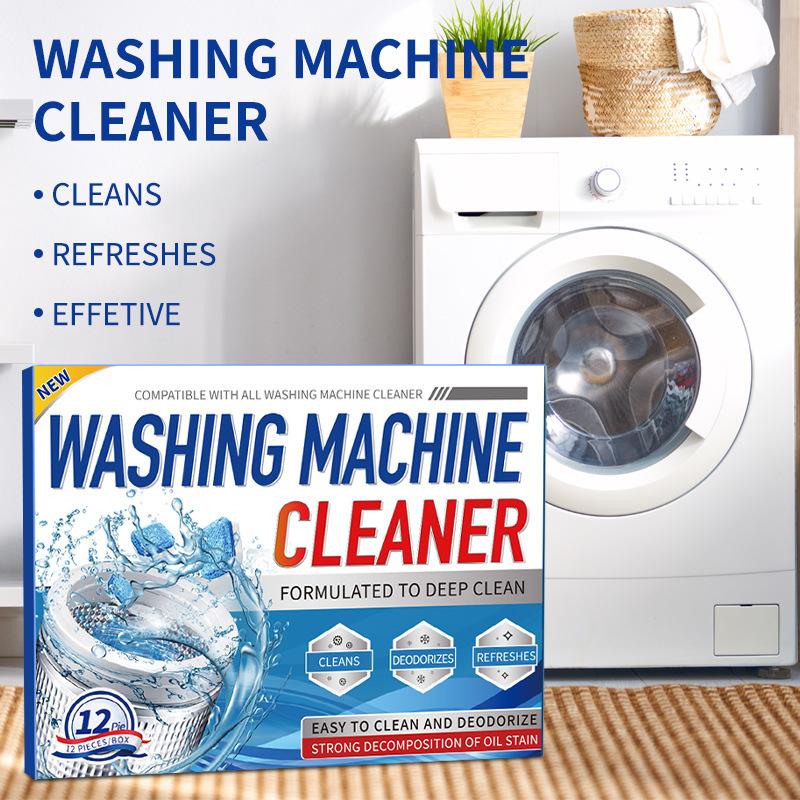 Washing Machine Cleaner Tablet Washer Deep Cleaning Tank Effervescent Descaling Machine Odor Removal Laundry Machine Clean Agent