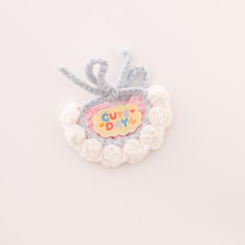 Hand-Knit Peanut Penguin Hat Bib Doll Clothes Set - Crossbody Bag Drool Bib Accessory Skirt for 20cm Dolls