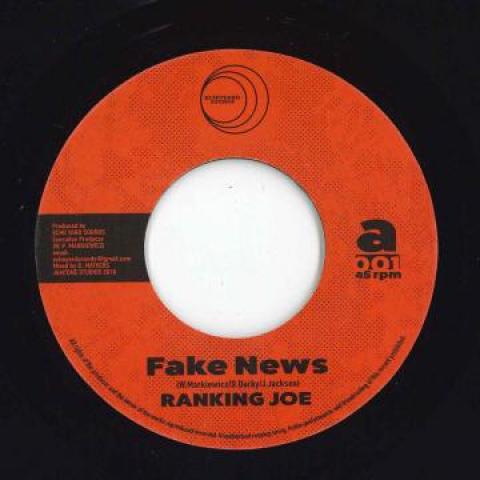 

7inch Record RANKING JOE JAMTONE Fake News Dub News EYS001 Echoyard Sounds 2019 Europe Reggae Ska Dub