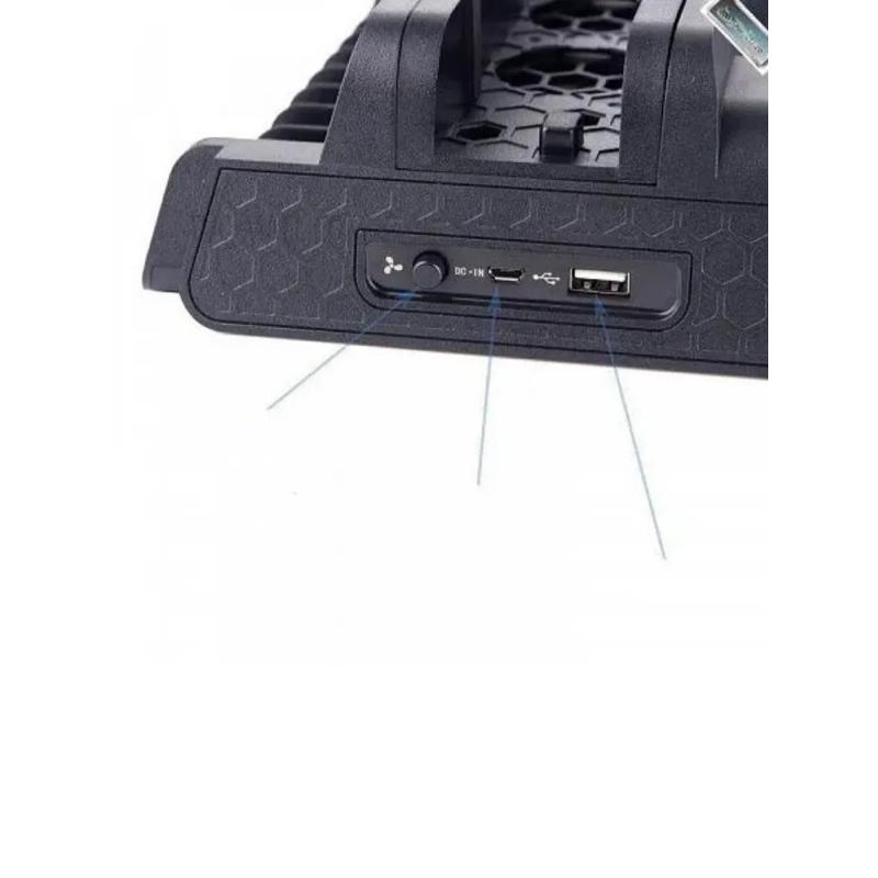 Support Vertical Refroidissant pour PS4 Station de Recharge Double Manette Compatible avec PS4 Slim PS4 Pro