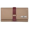 Danny Beige/Red Leather Wallet for Women