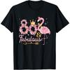 80 And Fabulous Flamingo 80th Birthday 1942 T-Shirt