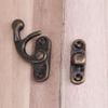 10pcs/Set Vintage Iron Buckle Horn Locks Clasp Hook Jewelry Box Padlocks