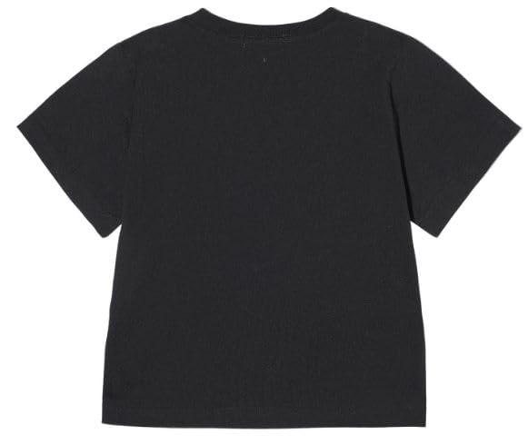 Milkfed Casual STENCIL LOGO COMPACT BLACK Women's S/S TEE,