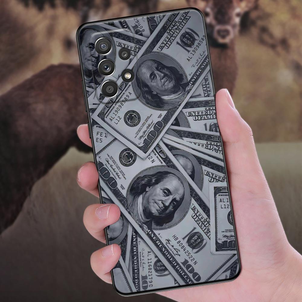 Cash Dollars Picture Printing Phone Case For Samsung Galaxy A57 A56 A37 A55 A36 5G A26 A54 A52 A35 A34 A25 A17 A16 A15 A07 Cover