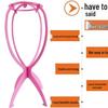 Wig Stand: Easy-to-Assemble, Disassemble, and Store Headgear and Hairpieces