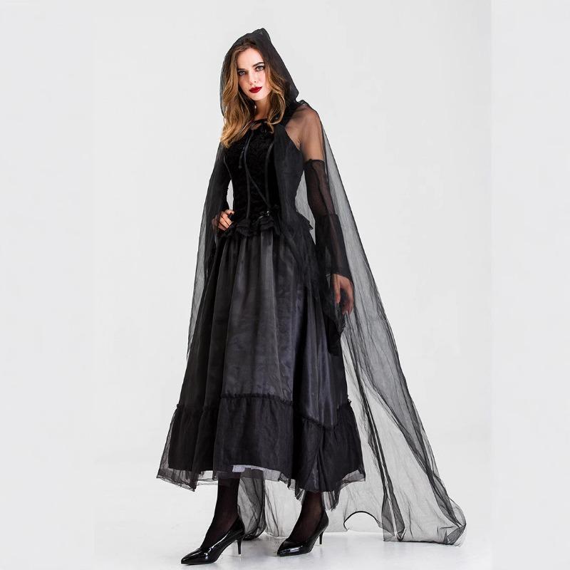 Halloween Carnival Party Dark Vampire Witch Castle Witch, Cinematography Show Costume