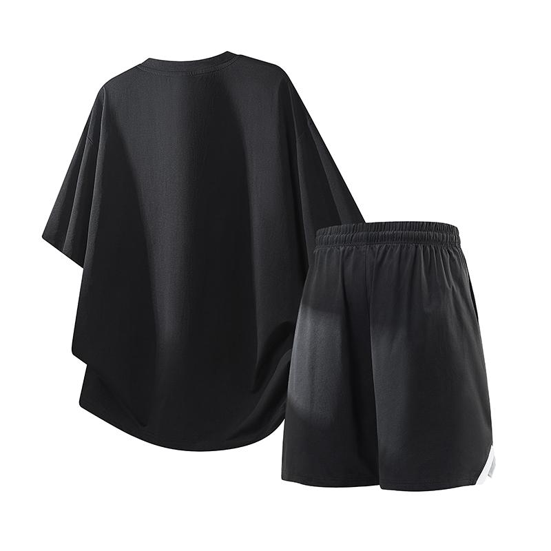 Summer Casual Sports Suit Men's Short Sleeved Two-piece Set