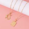 Exquisite Double Layer Rose And Dragon Pendant Necklace For Weddings And Travel Gifts