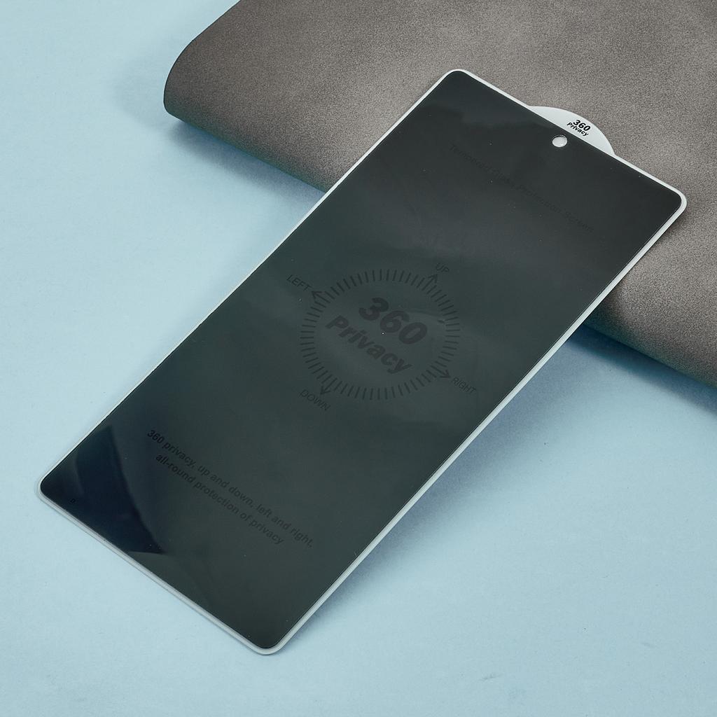 For Samsung Galaxy S25 Ultra Privacy Screen Protector 360° Anti Spy Ultra Thin PET Film (Fingerprint Unlock)
