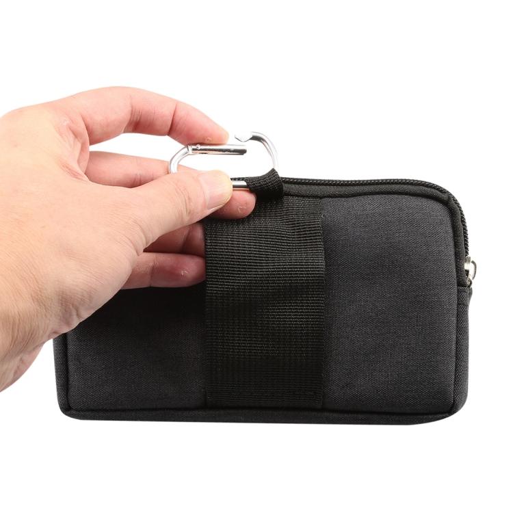 Sports Denim Universal Phone Bag Waist Bag for 6.4~6.5 inch Smartphones, Size: XL