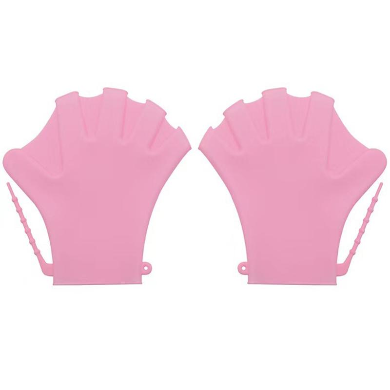 

Перчатки для дайвинга, перчатки для плавания, силиконовые перепончатые перчатки для плавания, перчатки для водных тренировок, дайвинга с веслом, 1 пара розовый