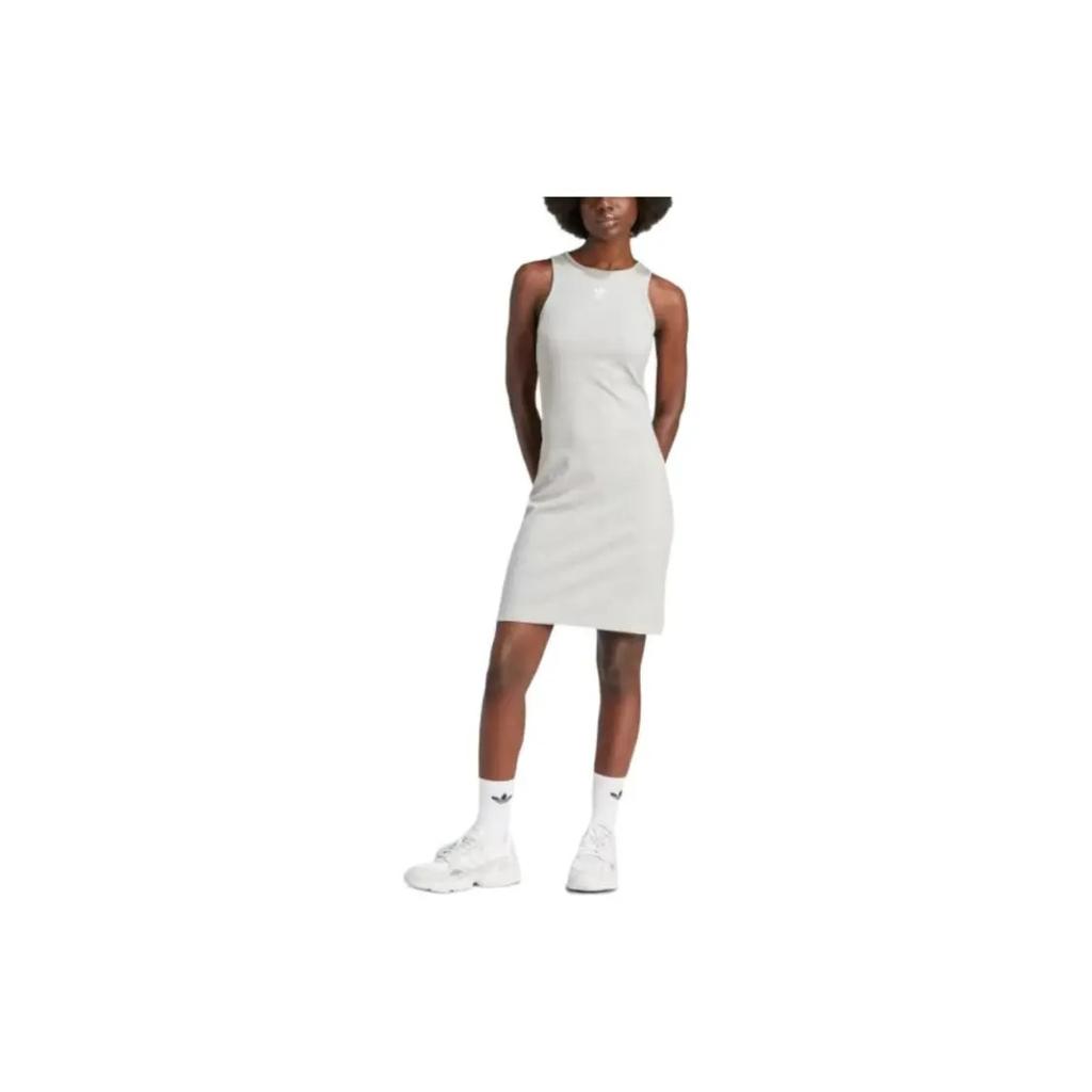 adidas originals Essential Short Sleeveless Dress Women Gray