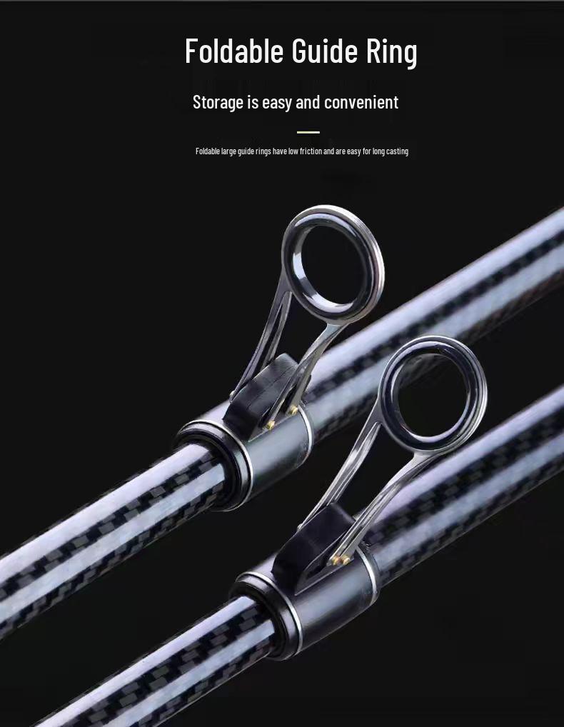 Ultra-Light Hard Carbon Sea Casting Rod, 3.6m/4.5m Threaded Long-Cast Fishing Rod Set