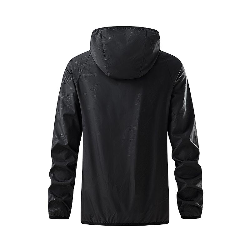 Men's Summer Lightweight Jacket Hooded Casual Jacket Outdoor Windproof Jacket