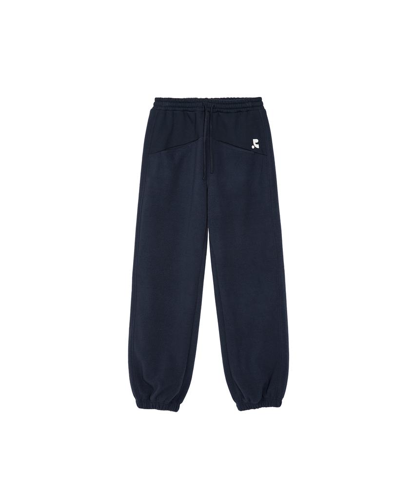 REST&RECREATION Coloration Fleece Jogger Pants - Navy