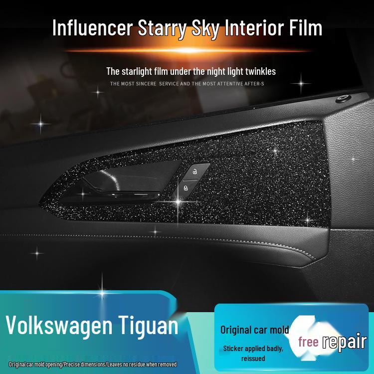 Starry Sky Film for 19-21 VW Tharu Interior, Flash Point Matte Finish, Free Replacement for Damage