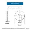 High-Strength Class 12.9 Flat Washer - Thickened & Widened, Sizes M6-M42