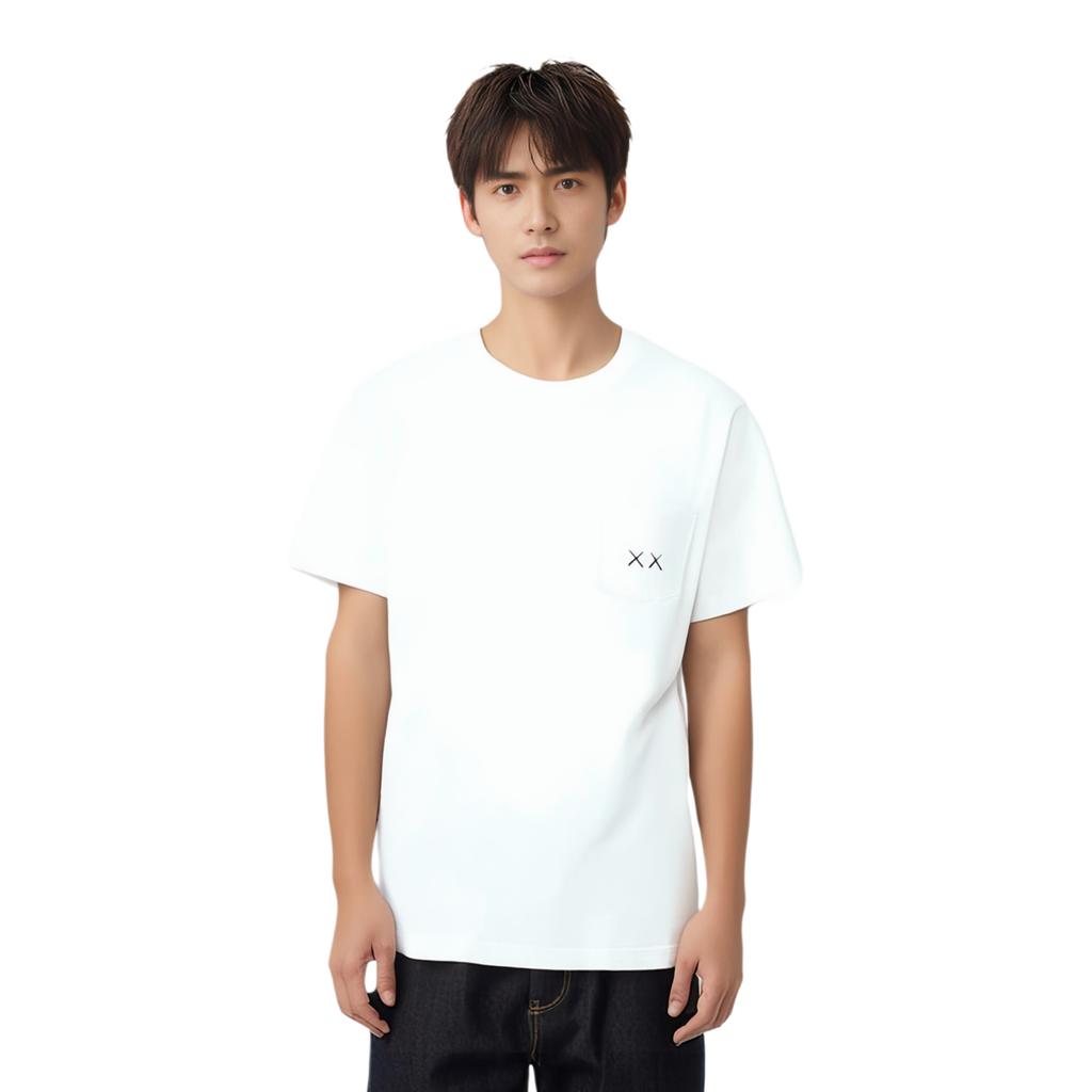 Uniqlo X Sesame Street X Kaws Collaboration Short Sleeve T-Shirt Unisex Tops White 416158-01