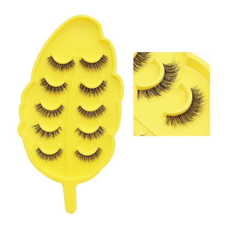 

5 пар 3D ресниц накладные ресницы инструменты для макияжа натуральные длинные толстые объемные ресницы красивые пушистые ресницы лисы