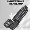 Outdoor LED Headlight 7 Modes 180 Degrees Adjustable IPX4 Waterproof Power Indicator Super Bright Fishing Riding Running Camping Headband Light