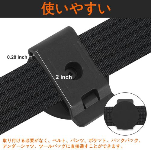 Refoiner Belt Clip, Magnetic Belt Holder, Tool Clip with Built-in Magnet, Super Strong Belt Hook, Tool Belt Pouch, Work Tool Holder, Magnetic, Drop Pr