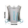 Running hydration Vest bag Reflective Running Water Bottle Storage Vest cycling Hydration Water Chest Pack for sport equipment