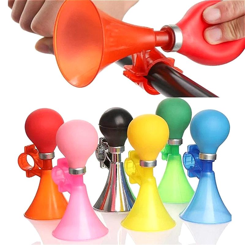 Party Noise Maker Loud Air Horn for Bikes - Handlebar-Mounted Safety Road Bell Multi-Use Bicycle Horn with Airbag Design